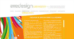 Desktop Screenshot of creation-site-internet.axedesign.com